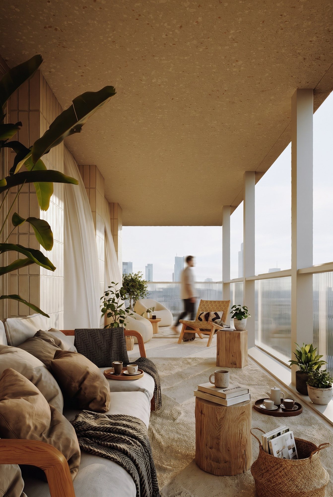 Gutenberga Apartments / loggia