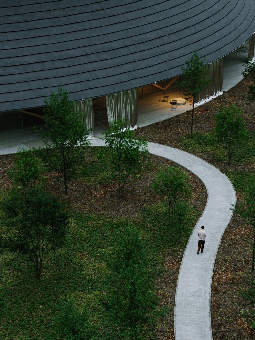 Metal Pavilion / atmosphere