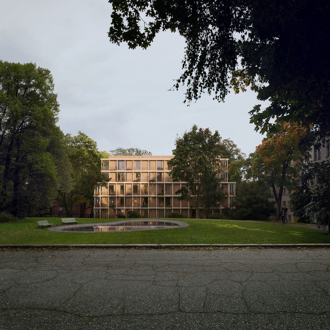 Luostarinkatu / park