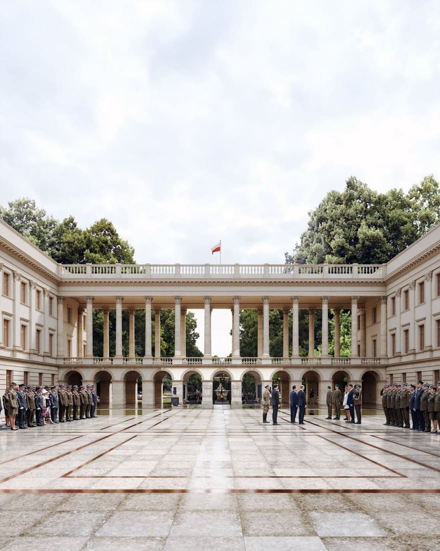 Reconstruction of the Saxon Palace in Warsaw